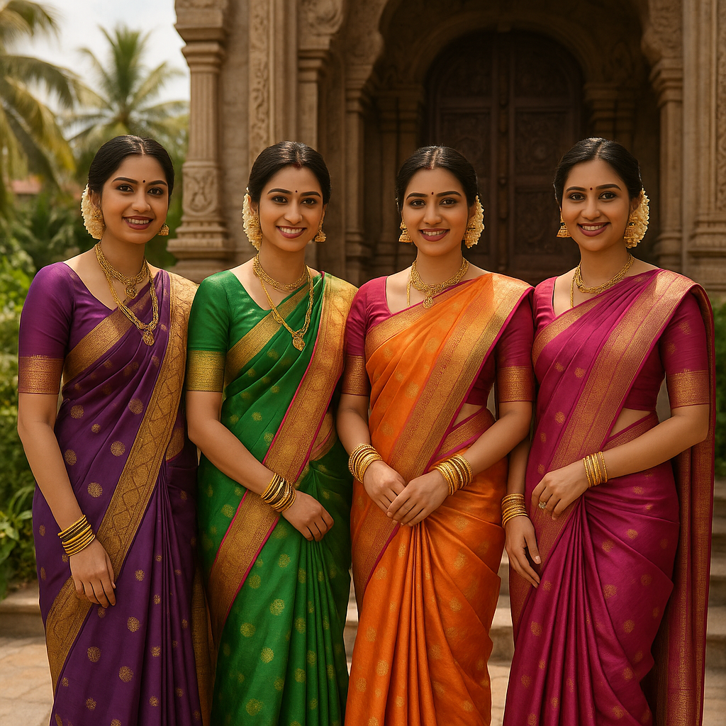 Kanchipuram Semi Silk Sarees