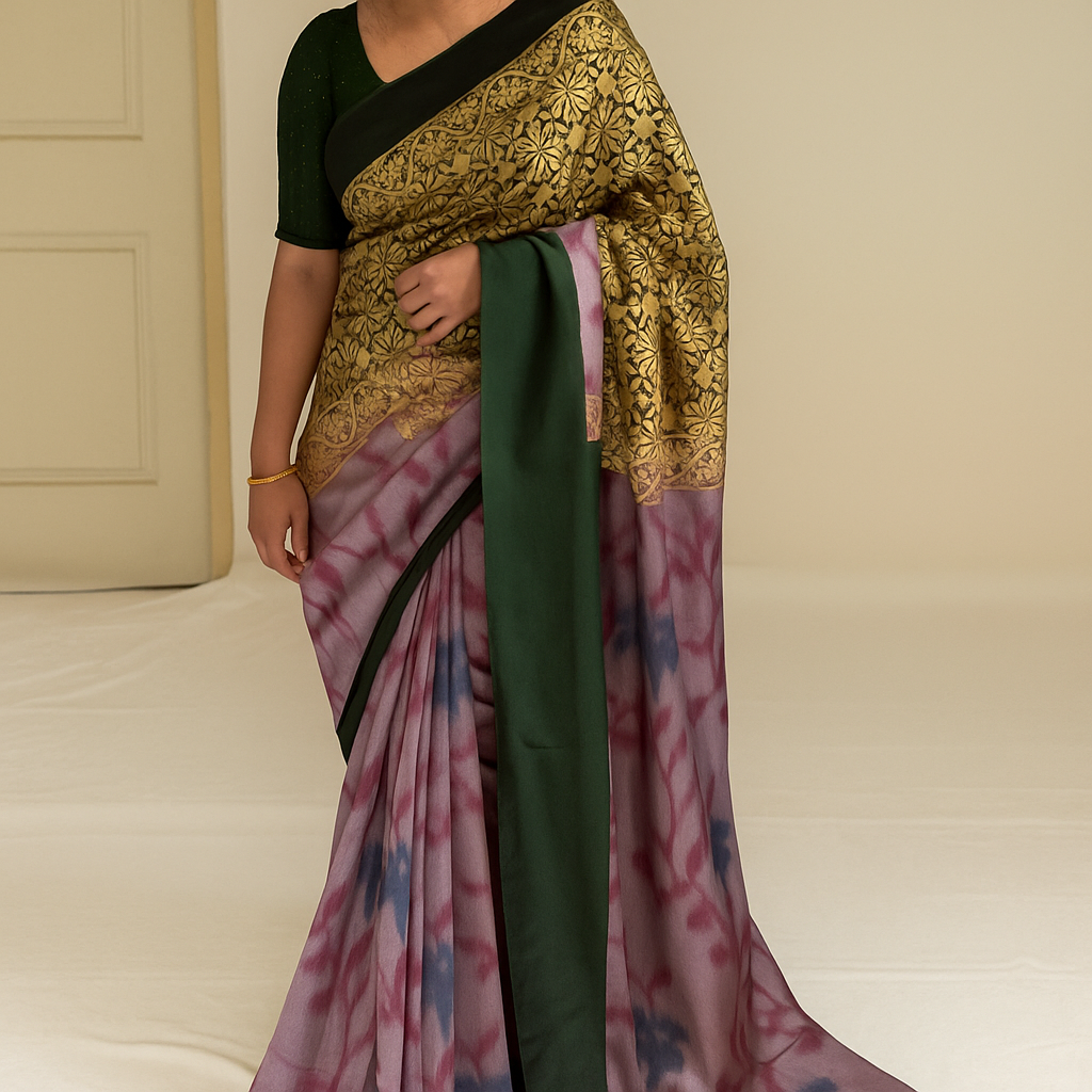 Ikat (Ekkat) Semi Silk Sarees