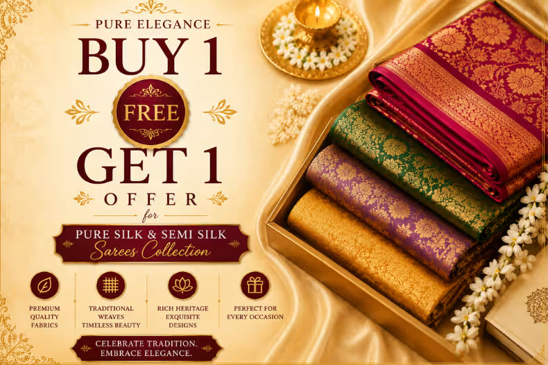 Buy 1 Get 1 Sarees