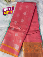Pink Fancy Semi Silk Saree