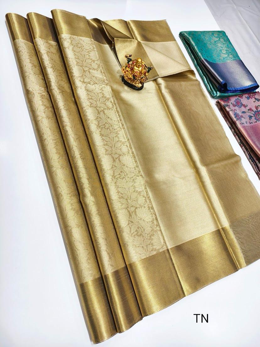 Lilac Goldish Gift Butta Arts Silk Sarees – Ethereal & Elegant VR MISS | Sarees that defines you