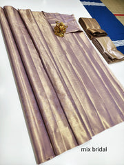 pink & Gold Zari β Kanchi Semi Fancy Silk Sarees
