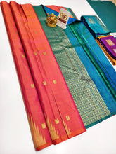 Pink Kanchipuram Silk Saree with Gold Zari Diamond Border