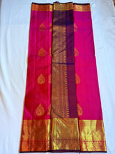 Prerana Pink Kanchipuram 100% Silk Saree with Maroon Pallu VR MISS | Sarees that defines you