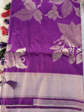 Royal Purple Soft Silk Saree with