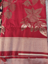 Crimson Red Soft Silk Saree
