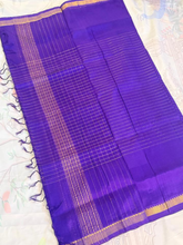 mangalgiri silk saree blue festive saree