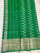 Mangalgiri Silk Saree – Striking Emerald Green VR MISS | Sarees that defines you