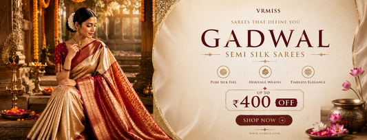 Gadwal Semi Silk Sarees – A Perfect Blend of Tradition, Elegance, and Comfort