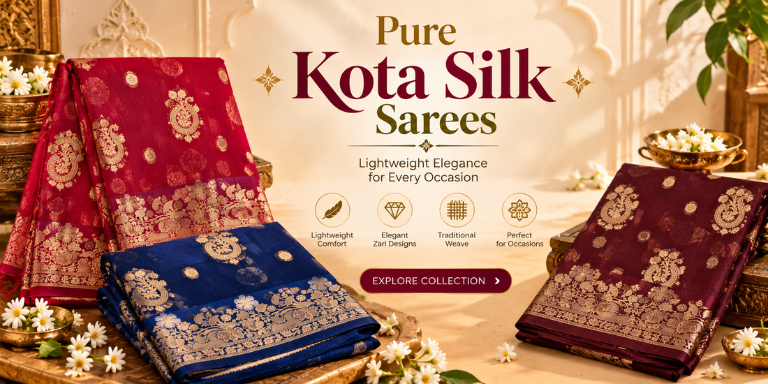 Pure Kota silk sarees