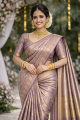 Gold Zari – Kanchi Semi Fancy Silk Sarees 