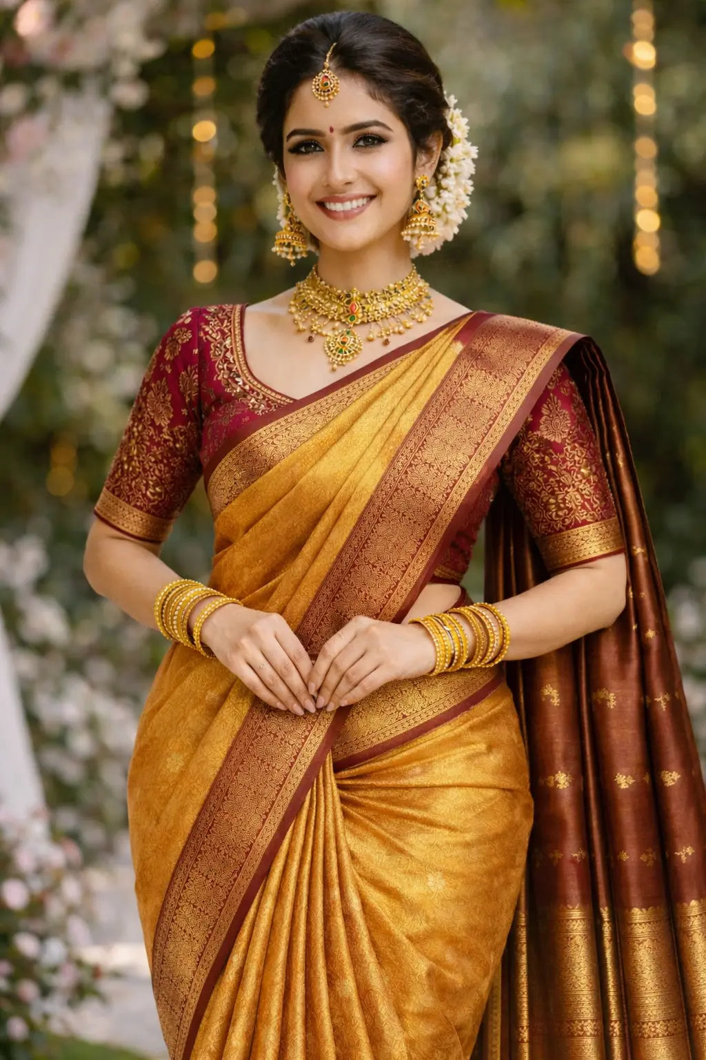 Kanchi Semi Fancy Silk Sarees 