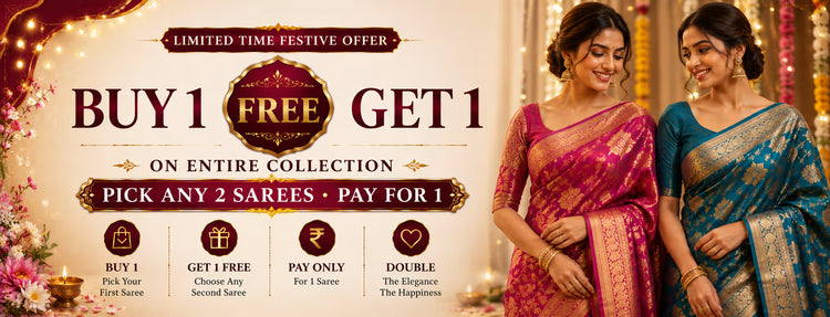 Silk Sarees BUY 1 GET 1 Sarees