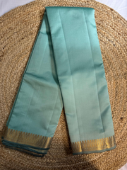 Sea Green Kanchipuram Silk Saree