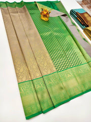Emerald Queen | Kanchi Semi Fancy Silk Sarees