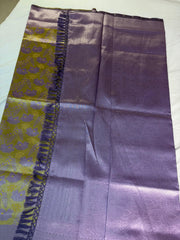 Lilac Blossom Kanchi Semi Fancy Silk Saree with Dual Tone Brilliance
