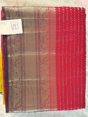 Rani Pink Semi Kanchi Silk Saree