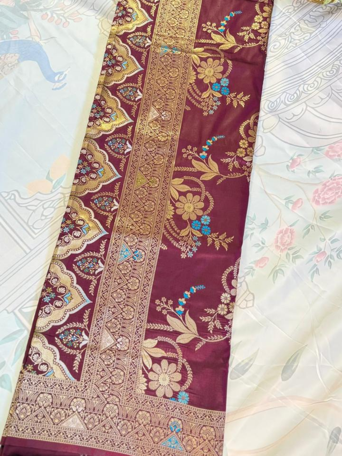 Regal wine purple Paithani silk saree VR MISS | Sarees that defines you