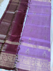 purple Mangalgiri pattu saree 