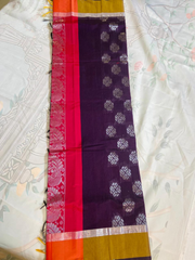 purple Mangalgiri pattu saree 