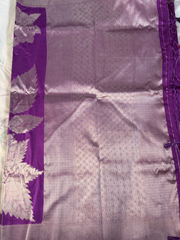Royal Purple Soft Silk Saree with