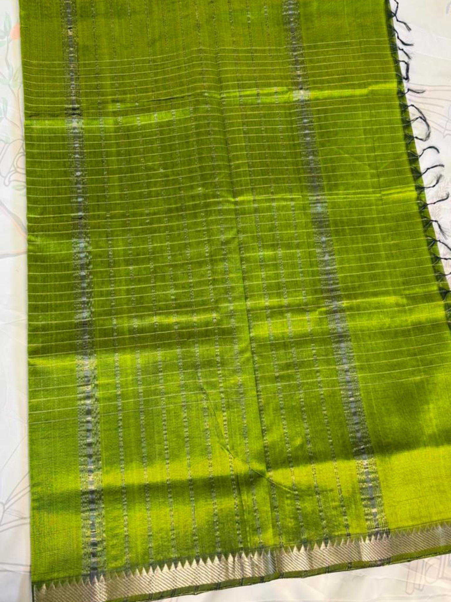 mangalgiri silk saree dual tone