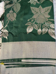 Emerald Green Soft Silk Saree