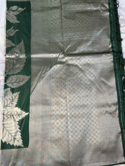 Emerald Green Soft Silk Saree