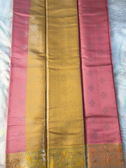 Pink Fancy Semi Silk Saree