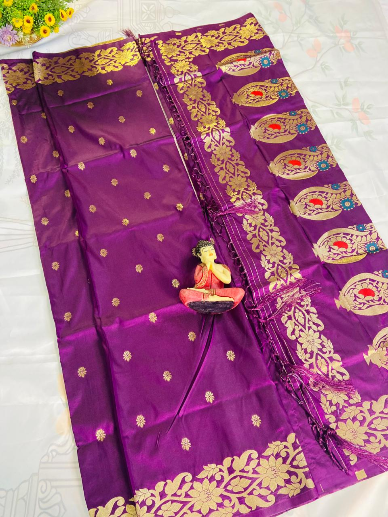 Royal purple Paithani silk saree VR MISS | Sarees that defines you