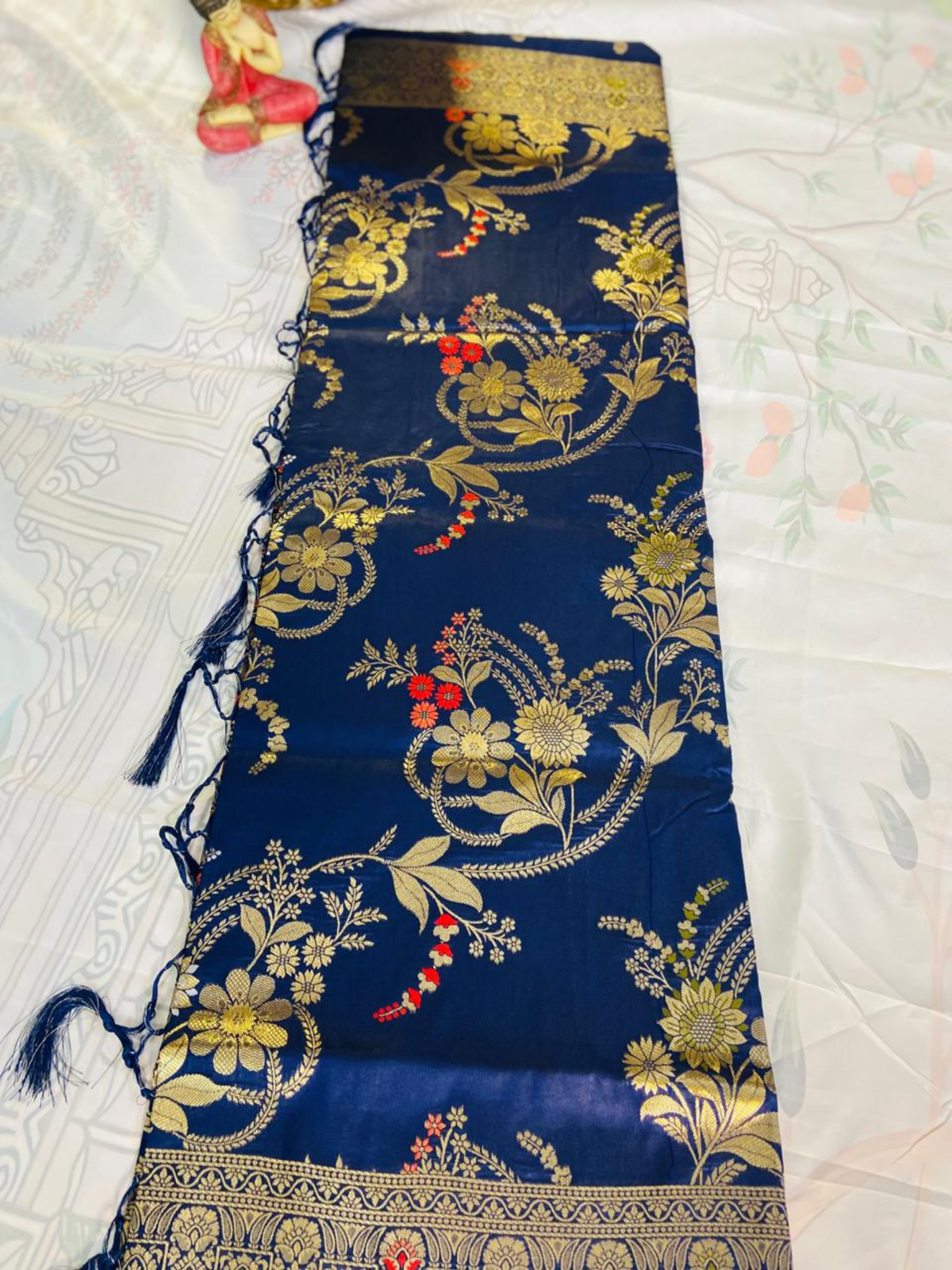 Regal deep navy blue Paithani silk saree VR MISS | Sarees that defines you