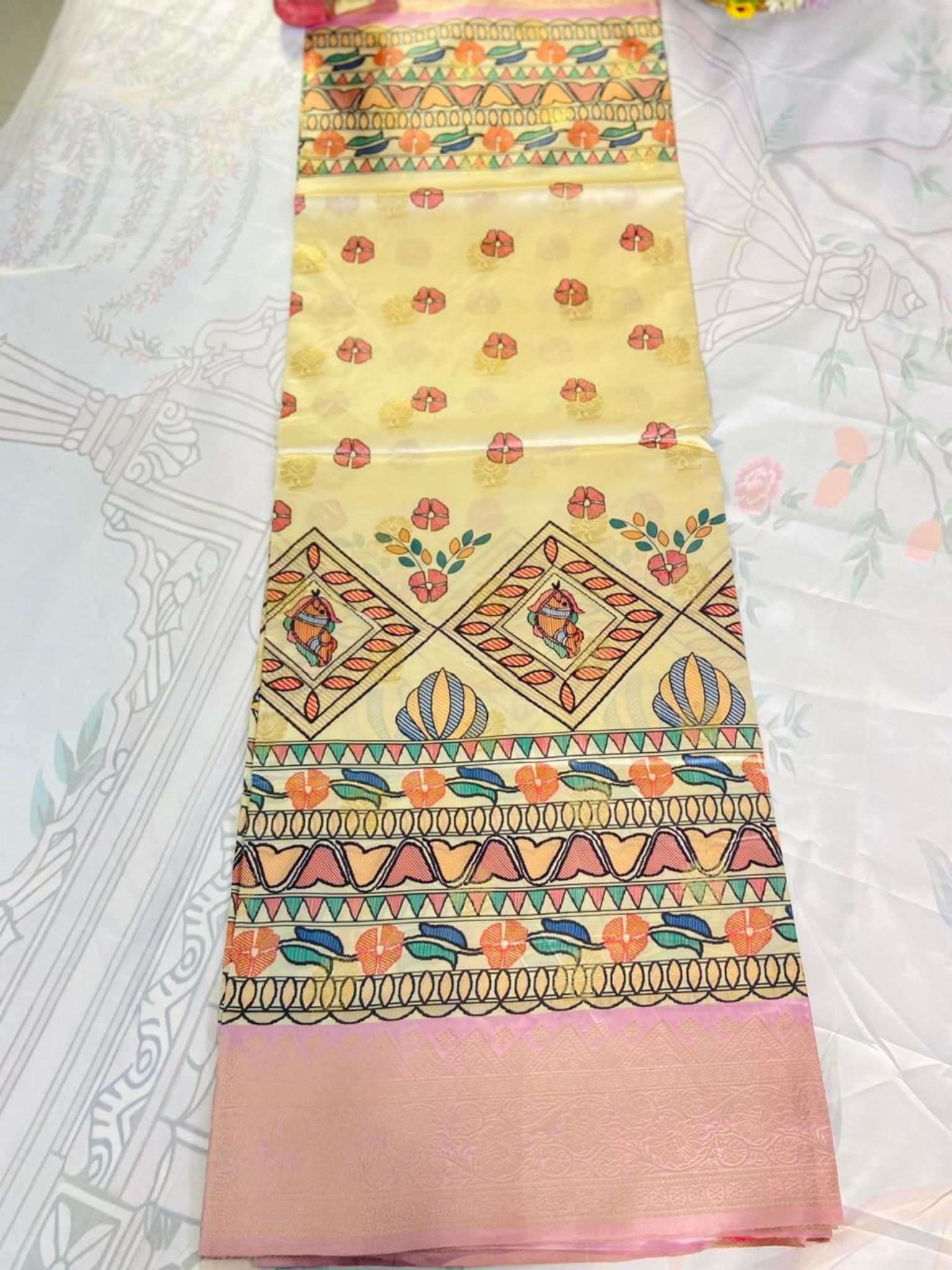 Soft butter yellow Paithani silk saree VR MISS | Sarees that defines you